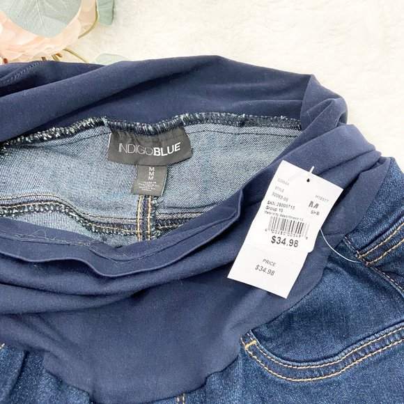 Motherhood Maternity Indigo Blue Boot Cut Medium - Picture 8 of 12